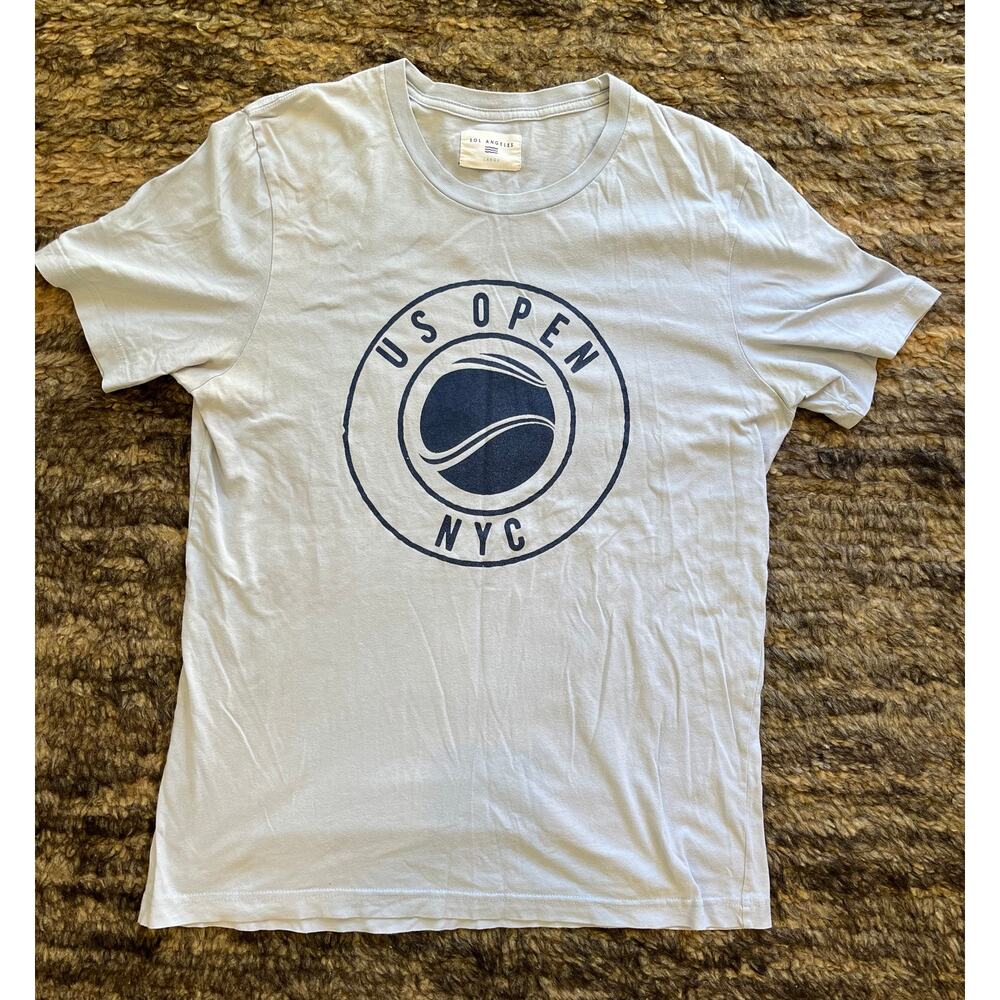 Men's US Open NYC T Shirt Large Light Blue